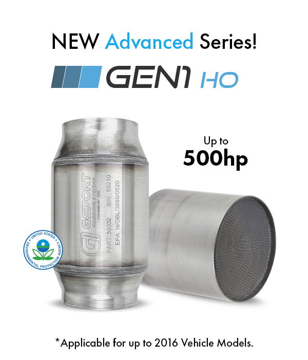 Без конусной катализатор G-SPORT GEN-1 HO 50002 металлический Euro 5+ до 500 Hp